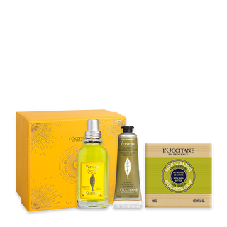 Presente Verbena com Sabonete, Colônia e Creme de Mãos